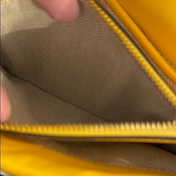 Tory Burch Miller Canvas Crossbody Bag in Lemon Drop - Picture 11 of 13